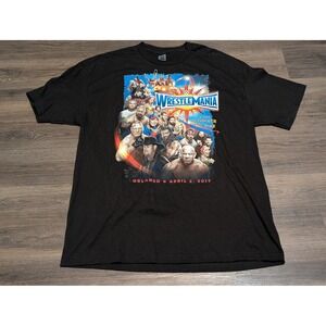 WWE WrestleMania 33 Orlando April 2 2017 Official Event T Shirt XL